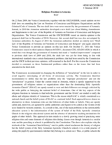 Religious Freedom in Armenia