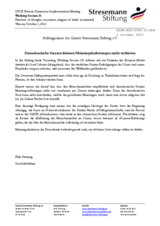 Democratic states may not prohibit expression of opinion