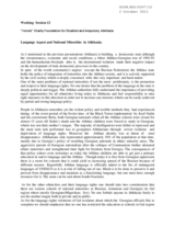 Language Aspect and National Minorities in Abkhazia