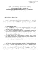 Contribution for working session 10