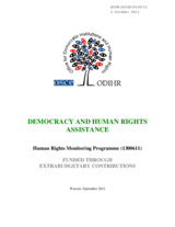 ODIHR EXB Human Rights Monitoring 1300611 2012
