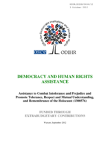 ODIHR EXB Tolerance Education 1300576 2012