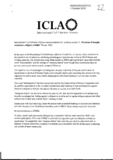 International Civil Liberties Alliance recommendation for working session 11