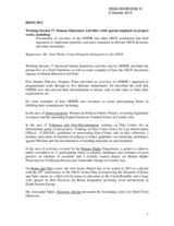 Rapporteurs' Report for Working Session 17: Human Dimension Activities