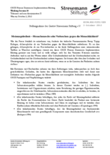 Meinungsfreiheit &ndash; Menschenrecht oder Verbrechen gegen die Menschlichkeit?