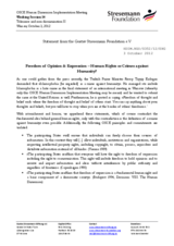 Meinungsfreiheit &ndash; Menschenrecht oder Verbrechen gegen die Menschlichkeit?