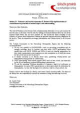 Session 14 - Tolerance and non-discrimination II: Review of the implementation of commitments on promotion of mutual respect and understanding