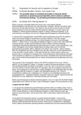 The possible abuse of professional bodies in denying clients autonomy in achieving sexual identities which refuse to embrace homosexual feelings - by penalising professional psychotherapists