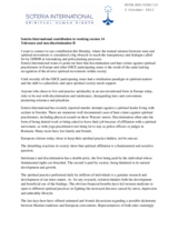 Soteria International contribution to working session 14