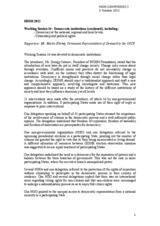 Rapporteurs' Report for Working Session 16: Democratic institutions