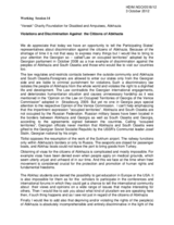 Violations and Discrimination Against the Citizens of Abkhazia