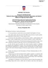 Equality of opportunity for women and men