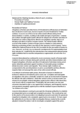 Prevention of Torture