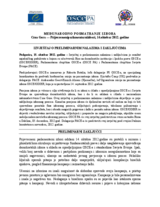 Montenegro, Early Parliamentary Elections, 14 October 2012: Statement of Preliminary Findings and Conclusions (cg)