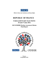 France, Parliamentary Elections, 10 and 17 June 2012: Final Report