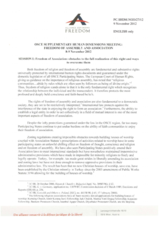 Session 1, Contribution