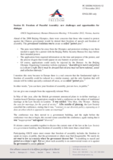 Session 2, Contribution by Alliance Defending Freedom