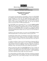 Armenia, Parliamentary Elections, 6 May 2012: Request for Short-term Observers - Information sheet