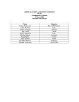 Spain, Parliamentary Elections, 9 March 2008: Members of the Mission Team