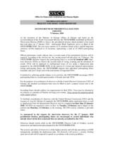 Request for short-term observers