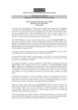 Request for short-term observers