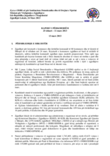 Former Yugoslav Republic of Macedonia, Local Elections, 24 March 2013: Interim Report 1 (Albanian)