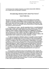 Deconstructing Libertarian Myths About Press Freedom