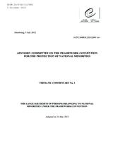 Advisory Committee on the Framework Convention for the Protection of National Minorities