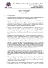 Albania, Parliamentary Elections, 23 June 2013: Interim Report (sq)