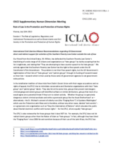 Session 1, Recommendations