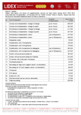 Human Dimension Implementation Meeting 2013, 23 September 2013 - 4 October 2013: Cost of Additional Side Event Services