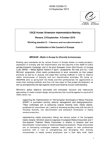 MEDIANE - Media in Europe for Diversity Inclusiveness