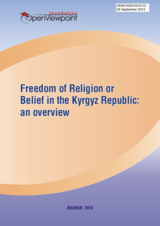 Freedom of Religion or Belief in the Kyrgyz Republic: an overview