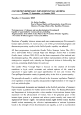 Equality of opportunity for women and men