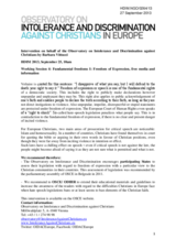 Intervention by Barbara Vittucci - Working Session 4