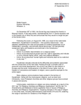 The State of Religious Freedom in Kazakhstan - Session 6