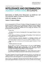 Intervention by Barbara Vittucci - Working Session 6