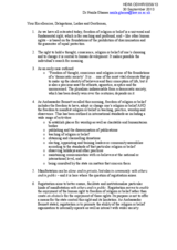 Remarks of Introducer Dr. Nazila Ghanea (University of Oxford) - Working Session 7: Freedom of Religion or Belief