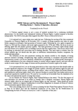 Women's Rights -  of the French delegation - Tolerance and Non-discrimination II