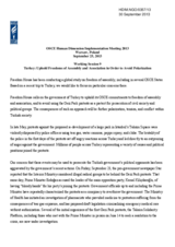 Turkey: Uphold Freedoms of Assembly and Association in Order to Avoid Polarization