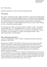 The prohibition of commentary of Quran by Bediuzzaman Said Nursi