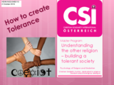 Understanding the other religion - building a tolerant society