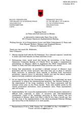 Speaking Points on Roma and Sinti inclusion in Albania, as delivered by Ambassador Spiro Koci