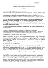 National Minority Issues in Abkhazia