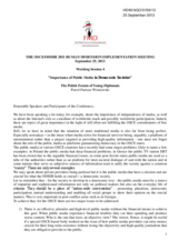 Importance of Public Media in Democratic Societies