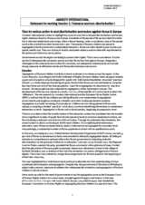 Time for serious action to end discrimination and racism against Roma in Europe