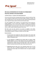 Pro Igual Intervention on the Rise of Extreme Right Political Parties in the OSCE Region