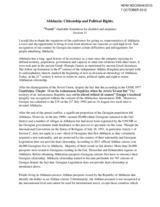 Abkhazia: Citizenship and Political Rights