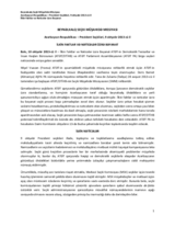 Azerbaijan, Presidential Election, 9 October 2013: Statement of Preliminary Findings and Conclusions (az)