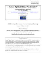 Social Hostility in Armenia, France, Georgia and Ukraine